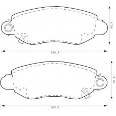 Placute frana Ford 23430